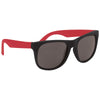 Hit Red Rubberized Sunglasses