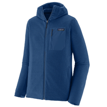 Patagonia Men's Clement Blue R1 Air Full-Zip Hoody