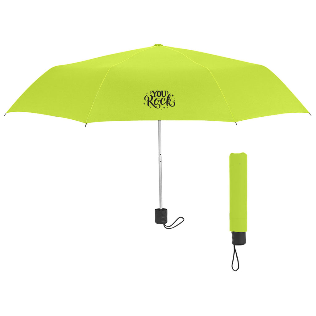 Hit Lime Green 42" Arc Budget Telescopic Umbrella