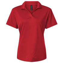 AllPro Women's Red Pro-Lock Performance Polo