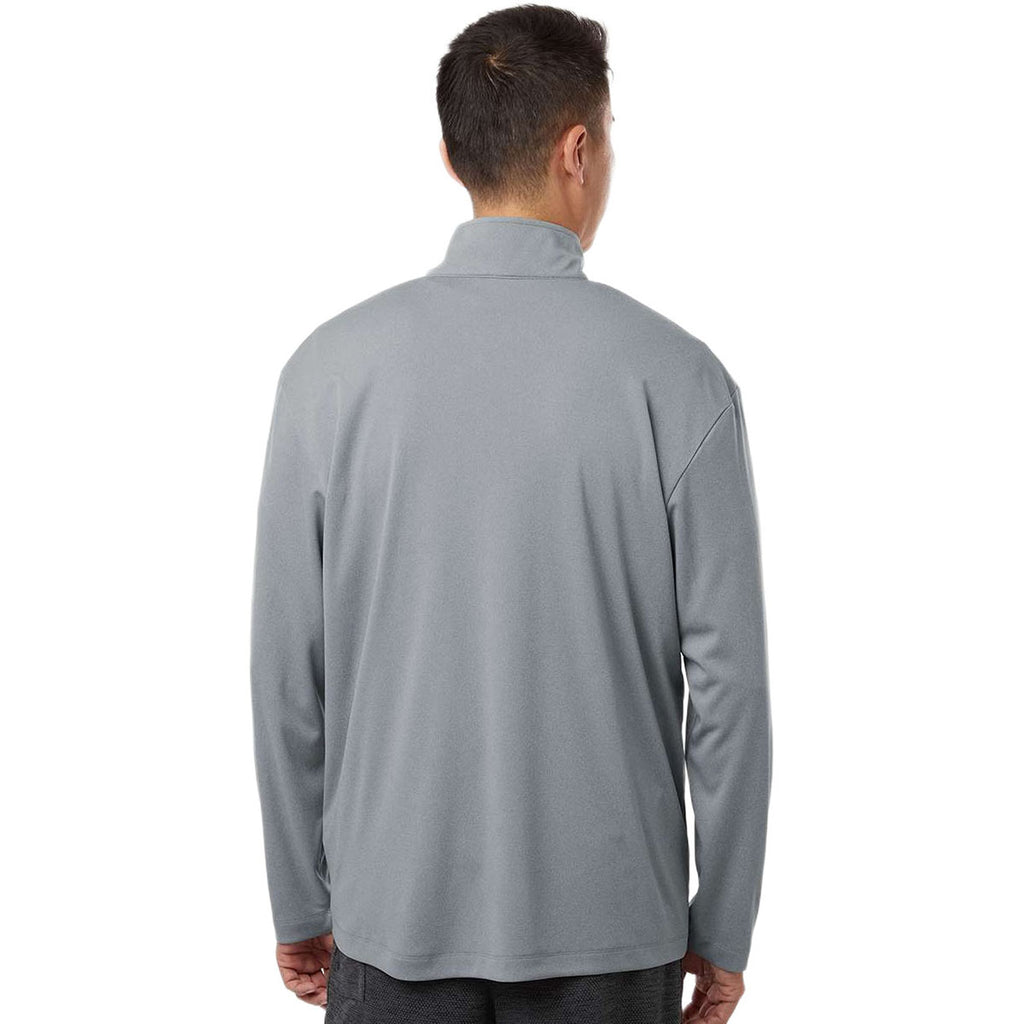 AllPro Men's Heather Steel Pro-Lock Performance Quarter-Zip Pullover