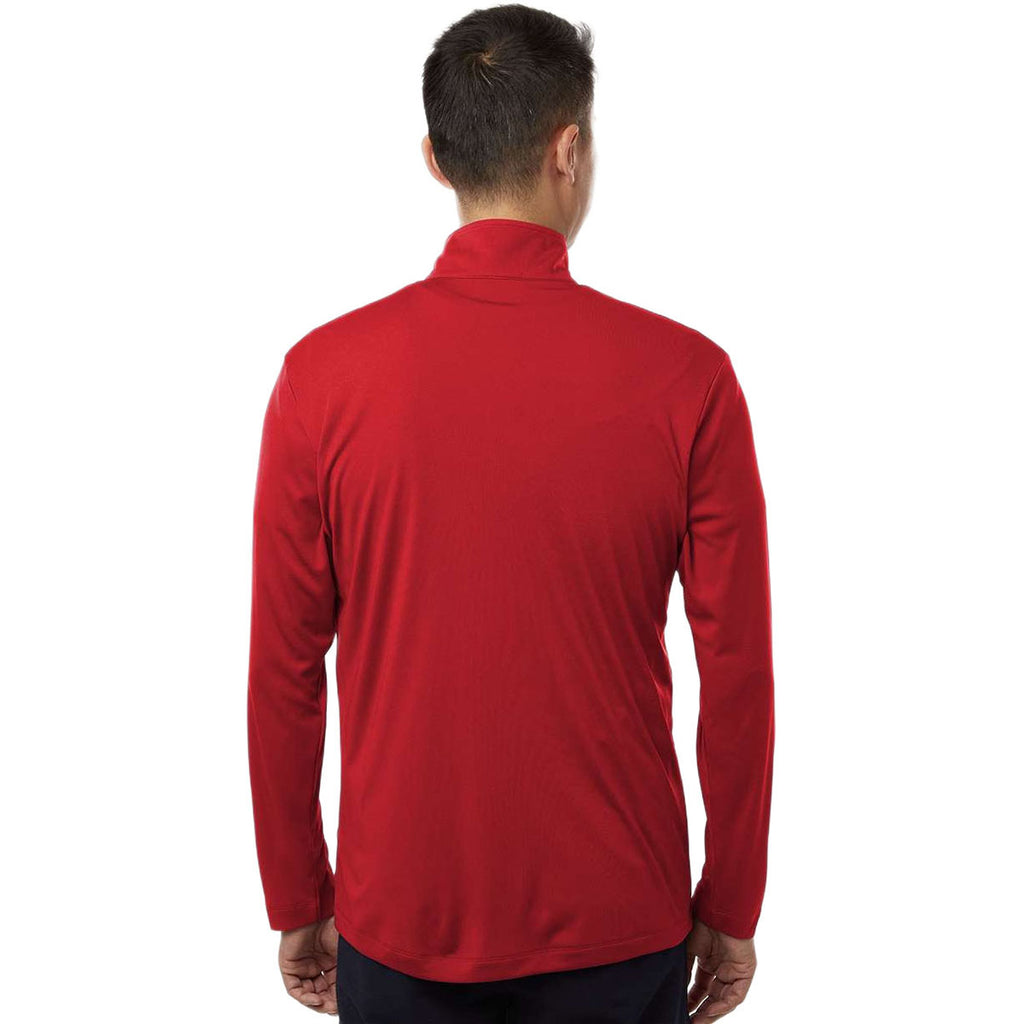 AllPro Men's Red Pro-Lock Performance Quarter-Zip Pullover