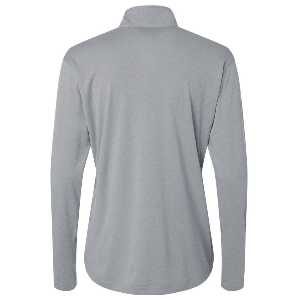 AllPro Women's Heather Steel Pro-Lock Performance Quarter-Zip Pullover