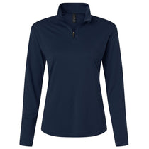 AllPro Women's Navy Pro-Lock Performance Quarter-Zip Pullover