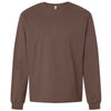 Bella + Canvas Men's Cocoa 7.5 oz Heavyweight Long Sleeve Tee