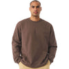 Bella + Canvas Men's Cocoa 7.5 oz Heavyweight Long Sleeve Tee