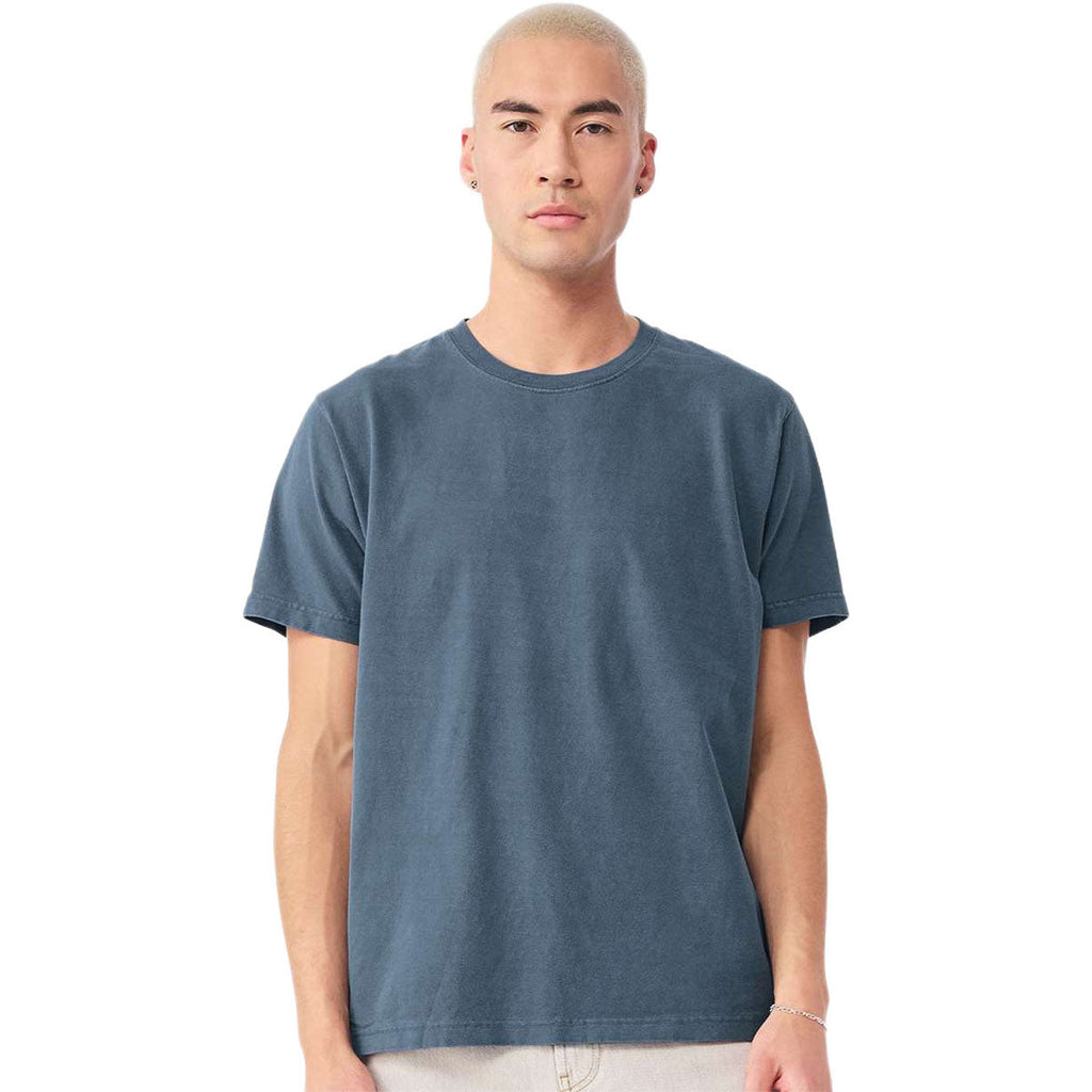Bella + Canvas Unisex Washed Denim Heavyweight Garment-Dyed Tee