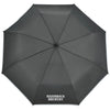 Leed's Black 48'' RPET Umbrella w/ Reflective Trim