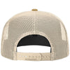 Richardson Heather Grey/Birch/Biscuit Acrylic-Wool Blend Flatbill Trucker