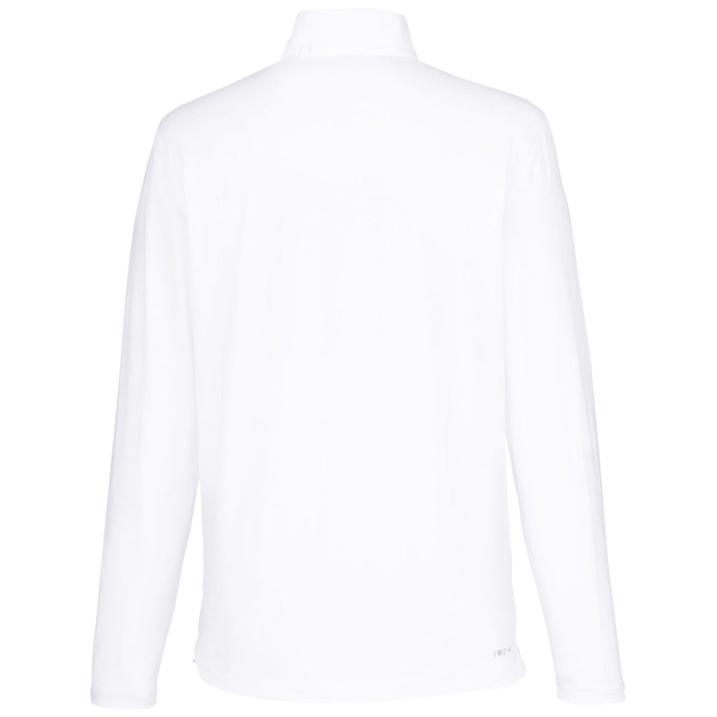 Puma Golf Men's Bright White You-V Quarter-Zip