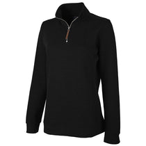 Charles River Women's Black Hudson Quarter Zip Pullover