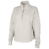 Charles River Women's Oatmeal Heather Willow Half Zip Sweatshirt