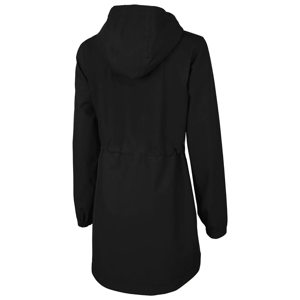 Charles River Women's Black Odyssey Waterproof Parka