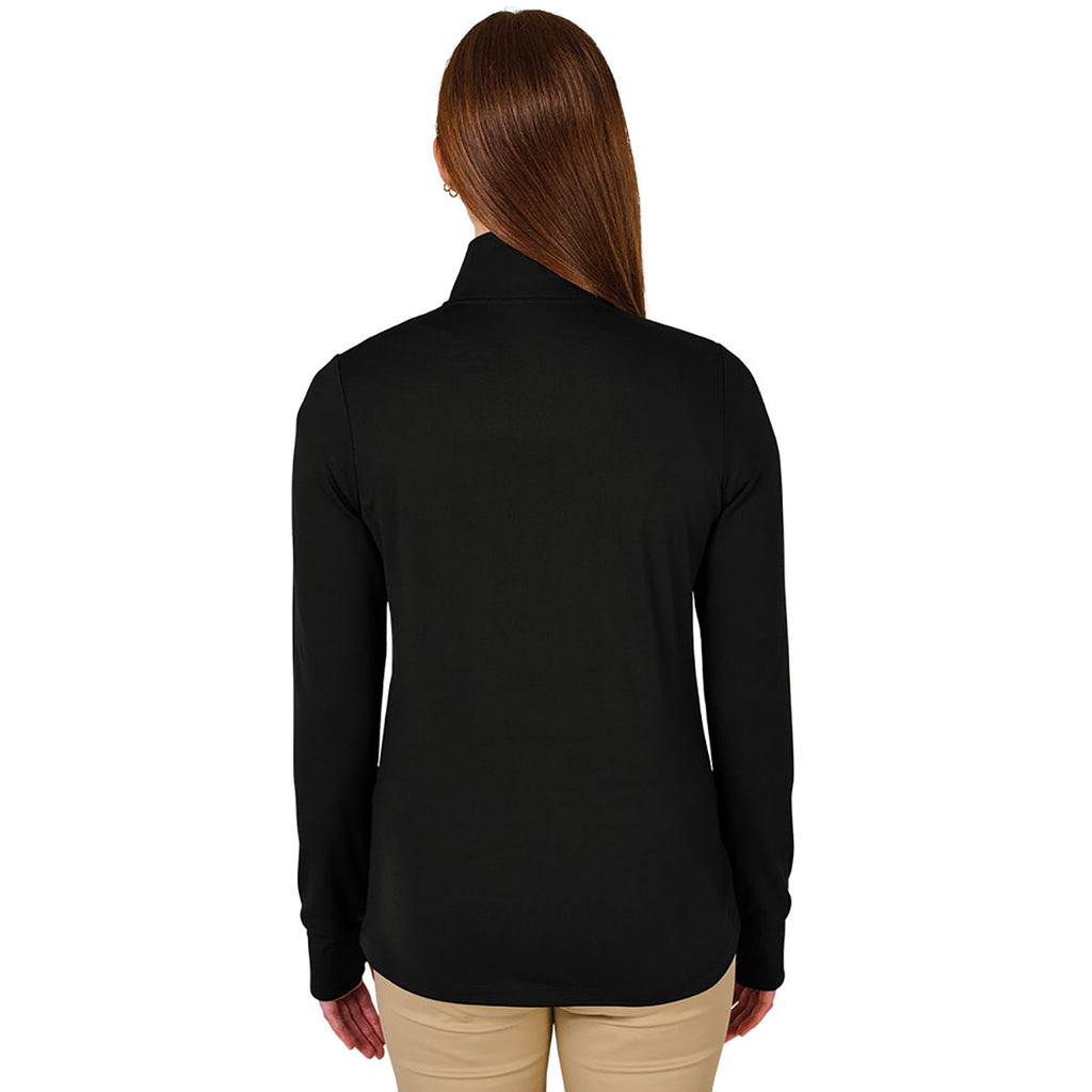 Charles River Women's Black Nu Fitness Quarter Zip