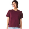 Bella + Canvas Women's Maroon 6 oz Heavyweight Tee