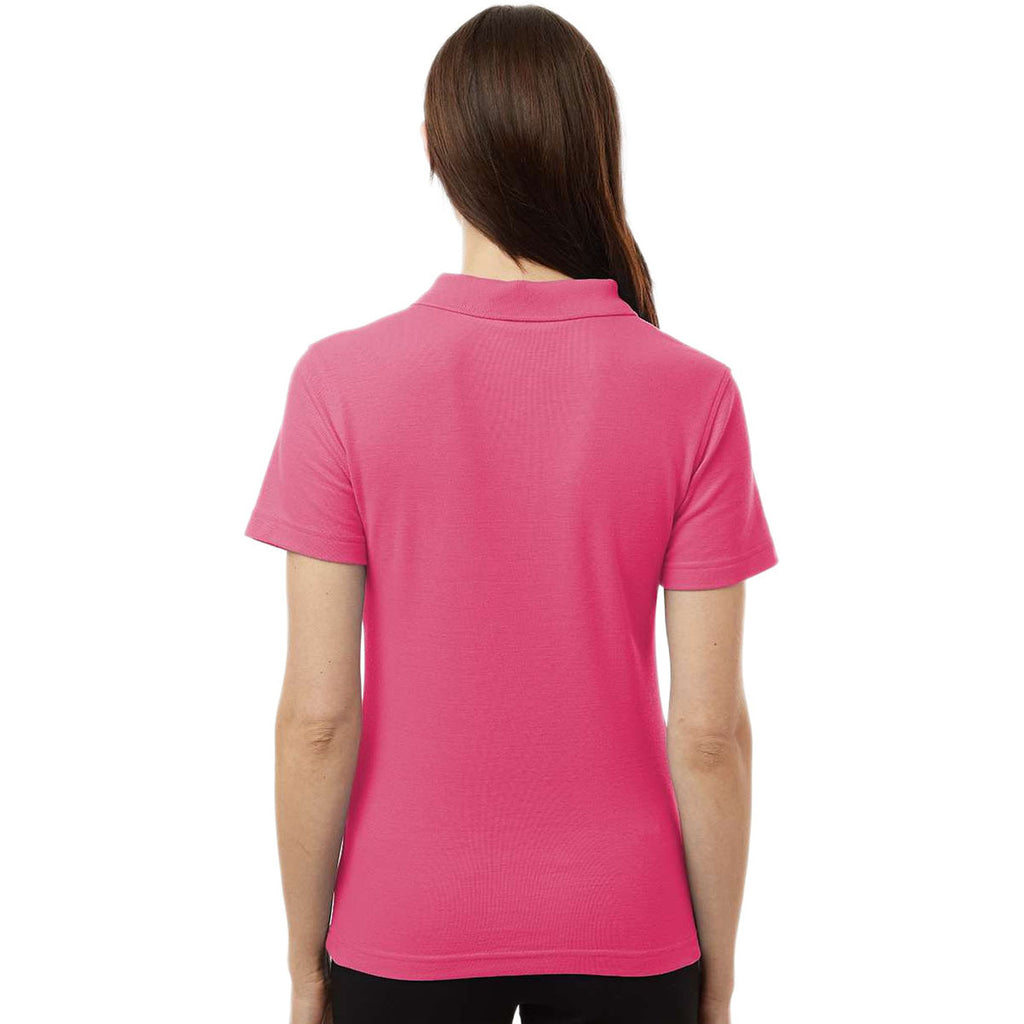 AllPro Women's Bright Pink Pique Polo