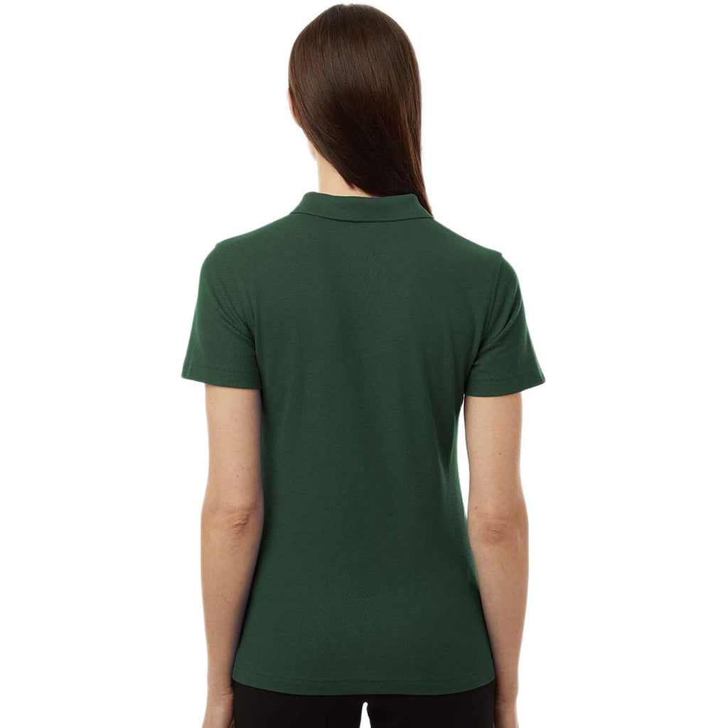 AllPro Women's Forest Green Pique Polo