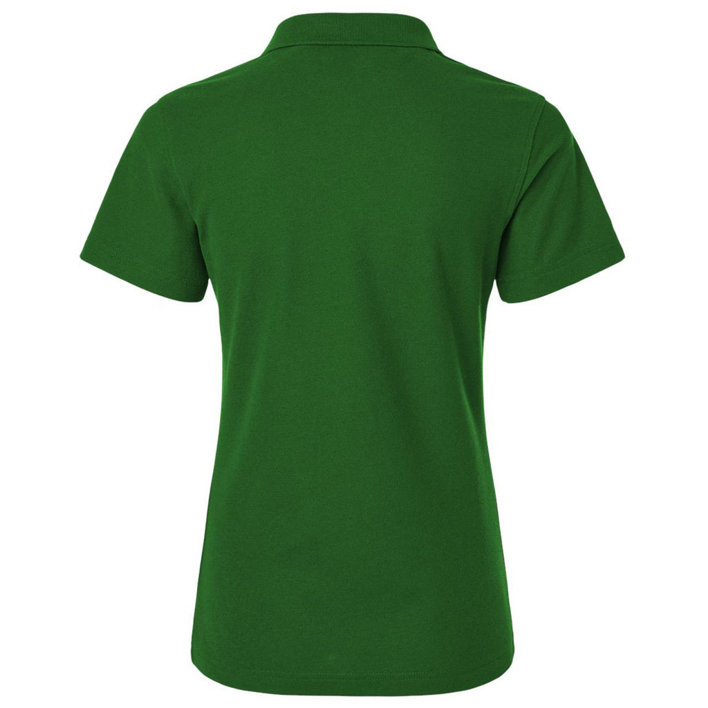 AllPro Women's Olive Green Pique Polo