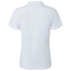 AllPro Women's White Pique Polo