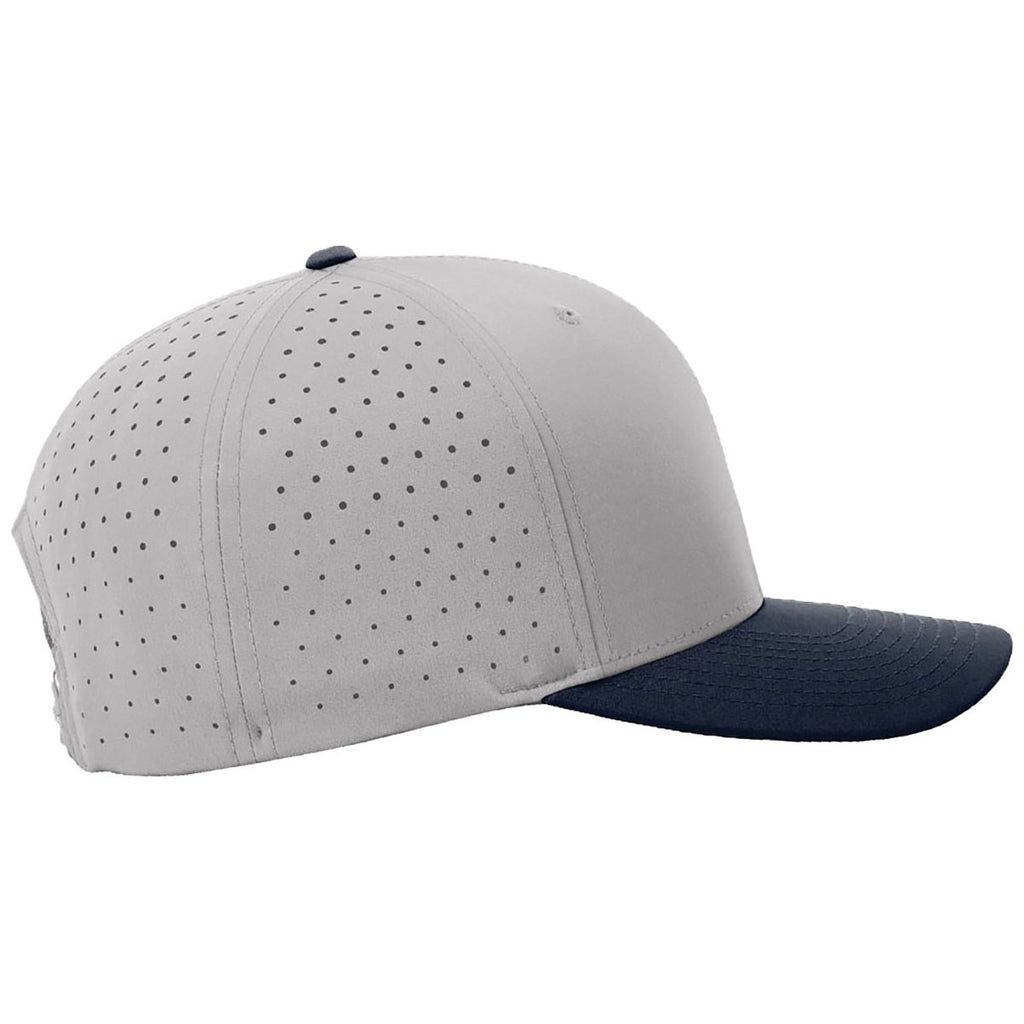 Richardson Grey/Grey/Navy Laser Perf R-Flex Snapback