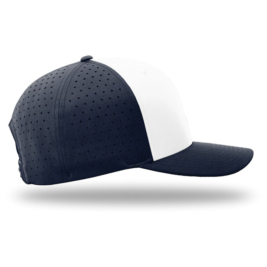 Richardson White/Navy/Navy Laser Perf R-Flex Snapback