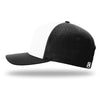 Richardson White/Black/Black Laser Perf R-Flex Snapback
