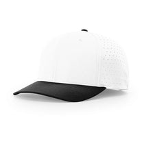 Richardson White/White/Black Laser Perf R-Flex Snapback