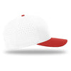 Richardson White/White/Red Laser Perf R-Flex Snapback
