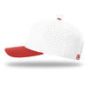 Richardson White/White/Red Laser Perf R-Flex Snapback