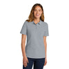 Gildan Women's Ring Spun Sport Grey Softstyle Pique Polo