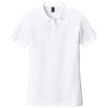 Gildan Women's White Softstyle Pique Polo