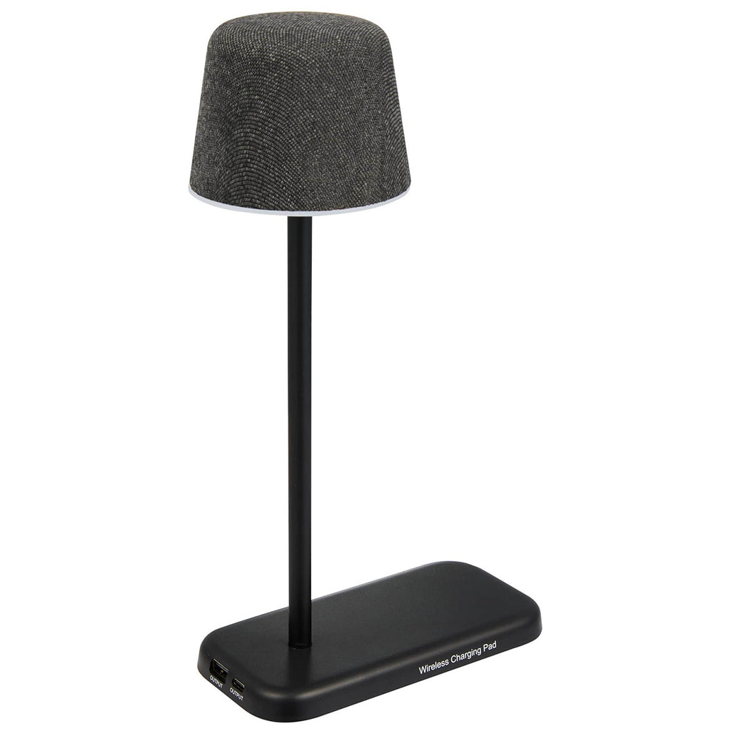 Leed's Black Sound Shine Desktop Lamp and Bluetooth Speaker