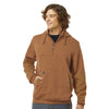 Dri Duck Men's Saddle Mission Quarter-Zip Hooded Pullover