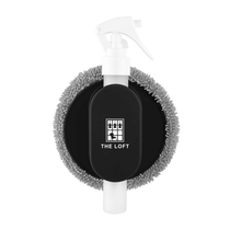 Hit Black All-In-One Refillable Spray Bottle & Cleaning Cloth