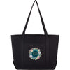 Leed's Black 10oz Recycled Cotton Tote