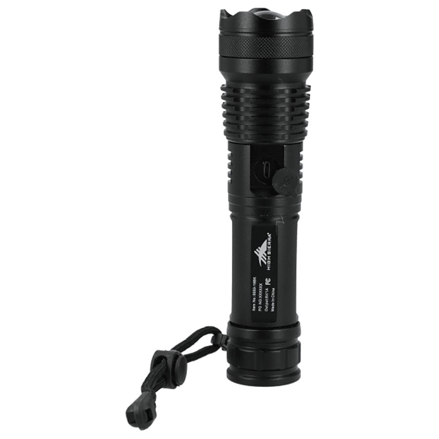 High Sierra Black Eco 200 Lumen LED Flashlight