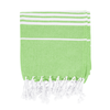 Hit Lime Recycled Beach Blanket with Tassel Fringe