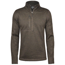 Landway Men's Gravel Ashland Quarter-Zip Sweater-Knit Fleece