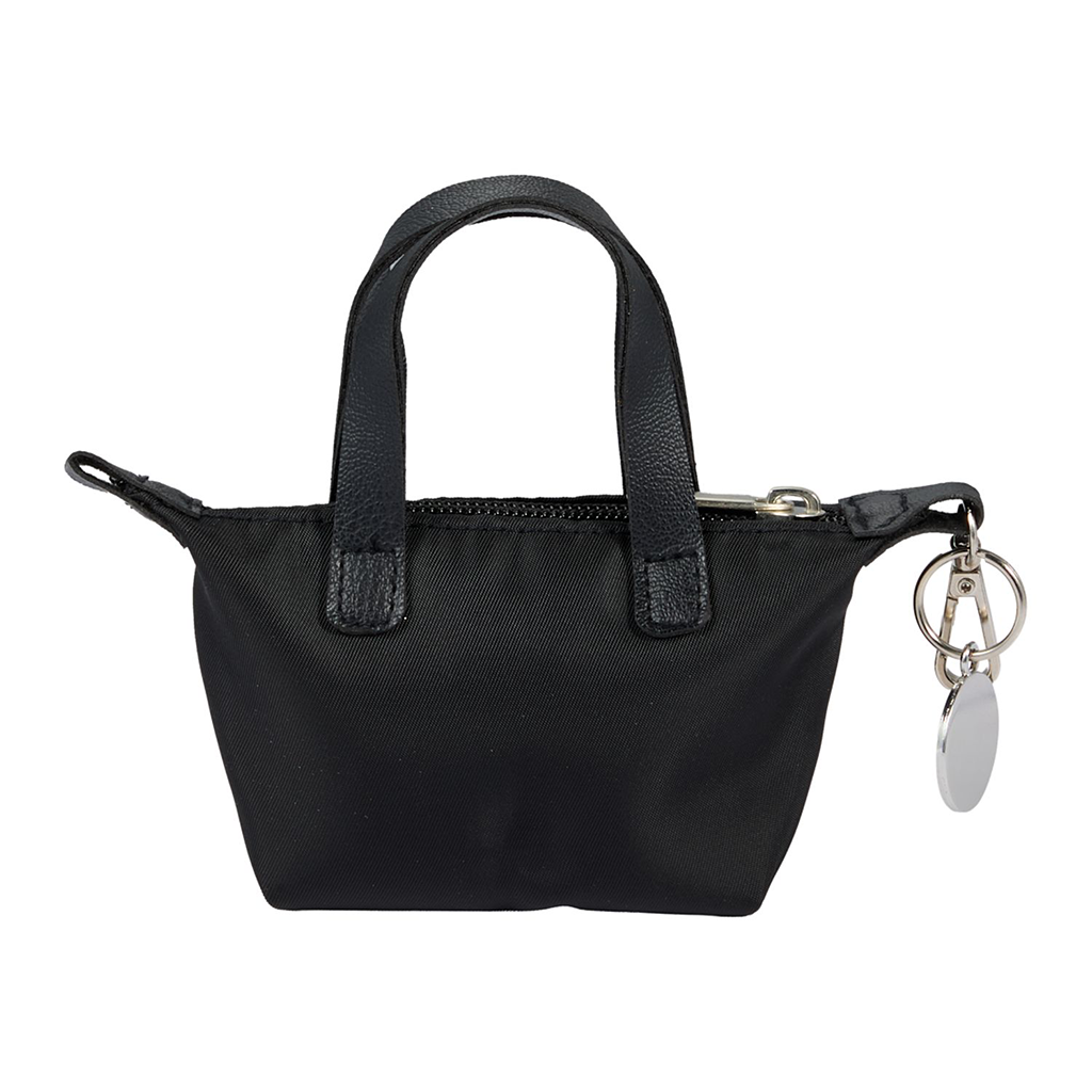 Leed's Black Mini Fontaine Tote Charm