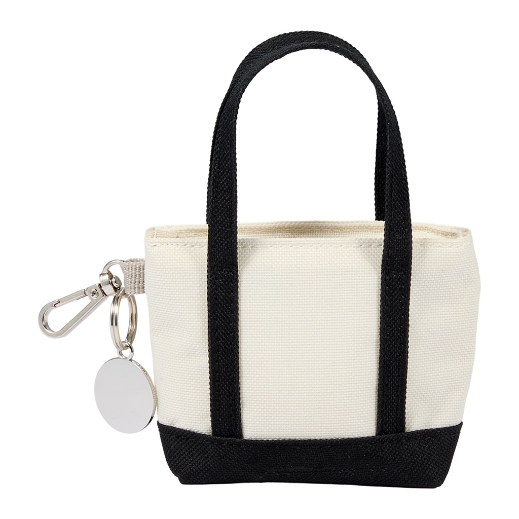 Leed's Black Mini Tote Bag Charm