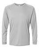 Paragon Medium Grey Unisex Long Islander Performance Long Sleeve T-Shirt