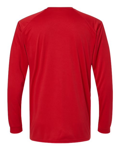 Paragon Red Unisex Long Islander Performance Long Sleeve T-Shirt