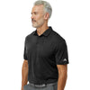 Adidas Men's Black Ultimate365 Textured Polo