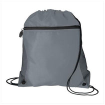 Good Value Grey Mesh Pocket Drawcord