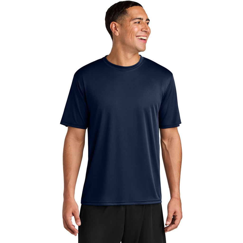 A4 Men's Navy Cooling Performance Short Sleeve Tee
