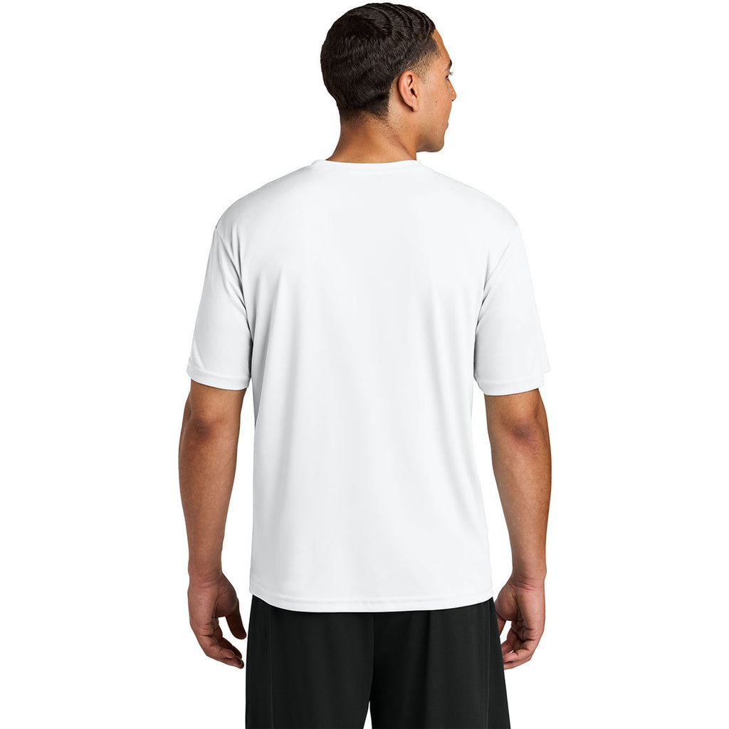 A4 Men's White Cooling Performance Short Sleeve Tee