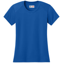 A4 Women's Royal Cooling Performance Short Sleeve Tee