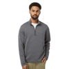 Adidas Men's Grey Five Spacer Quarter-Zip Pullover