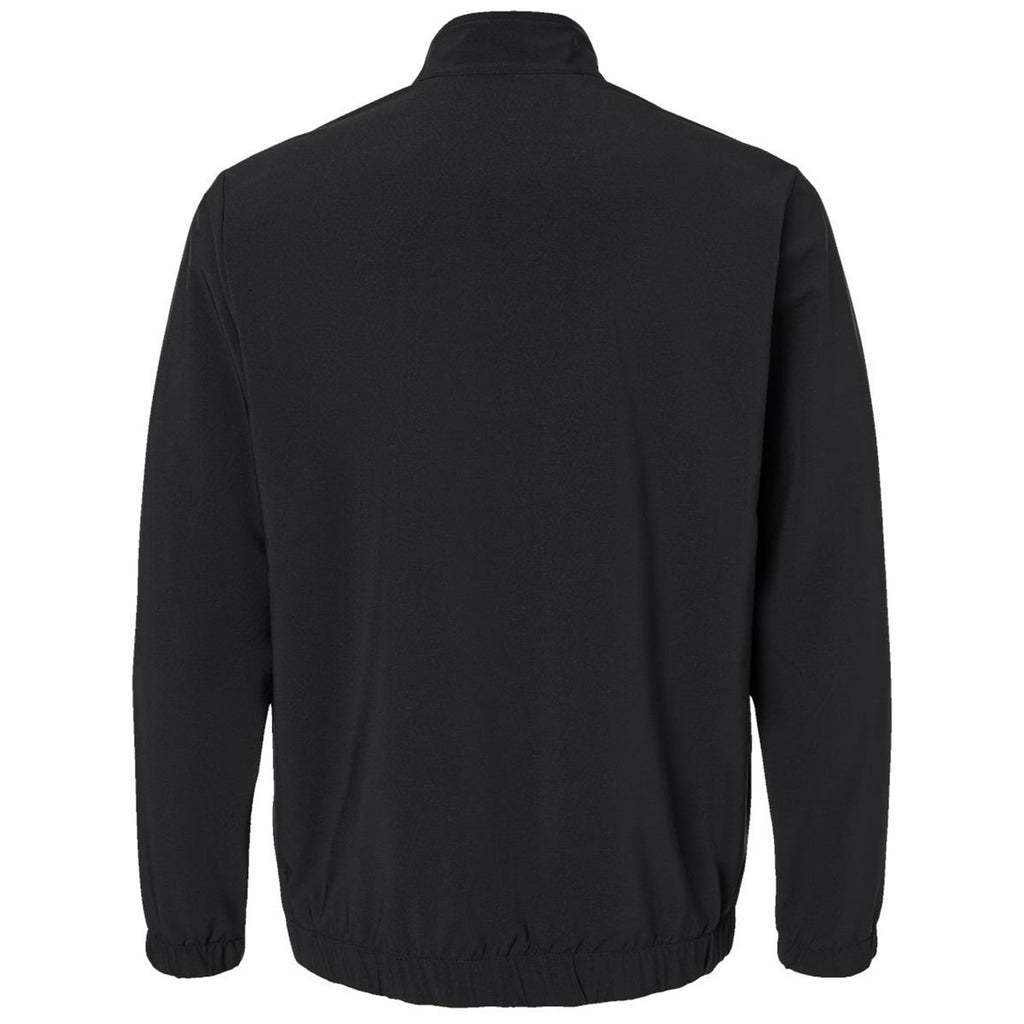 Adidas Men's Black Woven Half-Zip Pullover