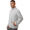 Adidas Men's Grey One Woven Half-Zip Pullover